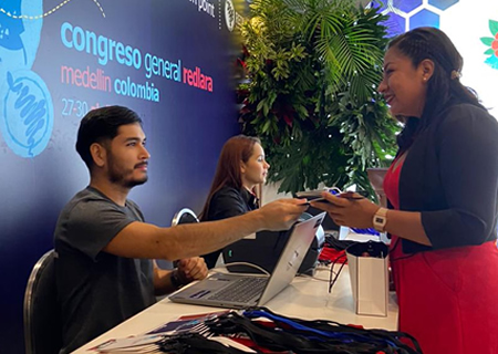 Entrega de acreditaciones